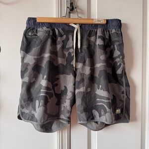 Men's Camo Swim Trunks with Drawstring Waist